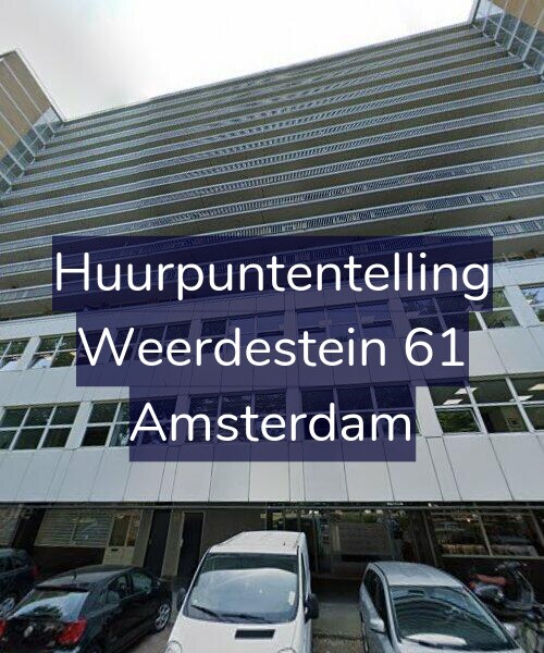 Foto gevel Huurpuntentelling voor Weerdestein 61, Amsterdam