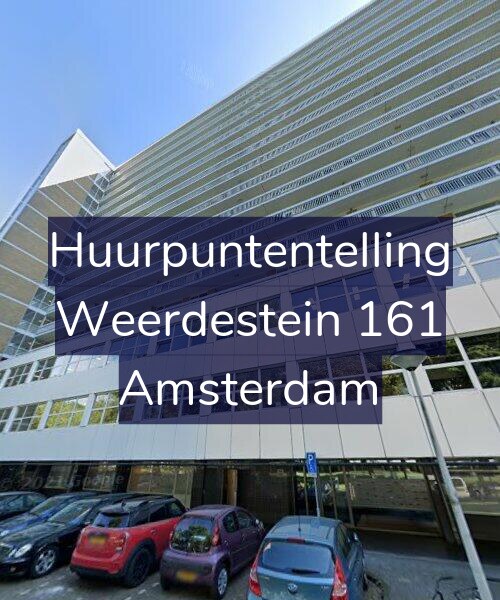 Foto gevel Huurpuntentelling voor Weerdestein 161, Amsterdam