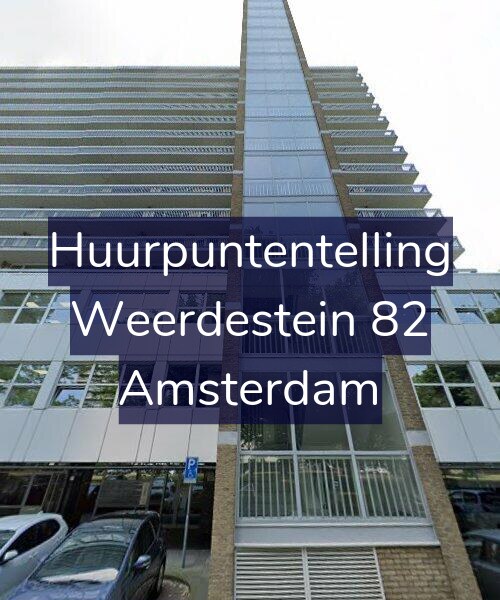 Foto gevel Huurpuntentelling voor Weerdestein 82, Amsterdam