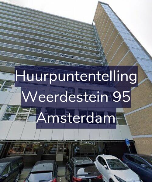 Foto gevel Huurpuntentelling voor Weerdestein 95, Amsterdam