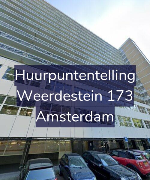 Foto gevel Huurpuntentelling voor Weerdestein 173, Amsterdam