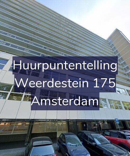 Foto gevel Huurpuntentelling voor Weerdestein 175, Amsterdam