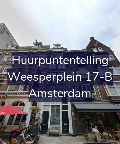 Foto gevel Huurpuntentelling voor Weesperplein 17-B, Amsterdam