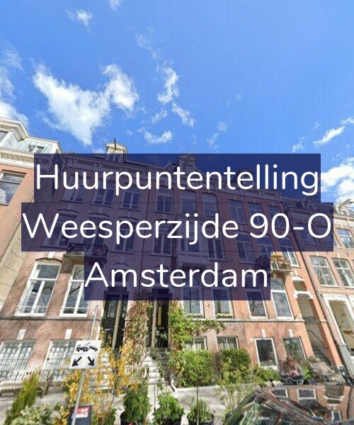 Foto gevel Huurpuntentelling voor Weesperzijde 90-O, Amsterdam