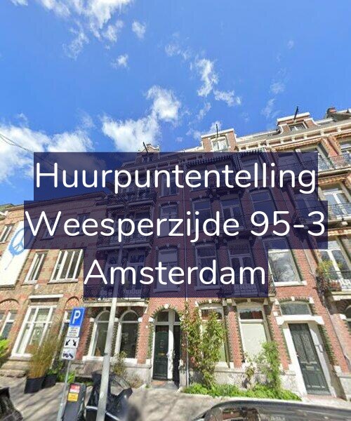 Foto gevel Huurpuntentelling voor Weesperzijde 95-3, Amsterdam