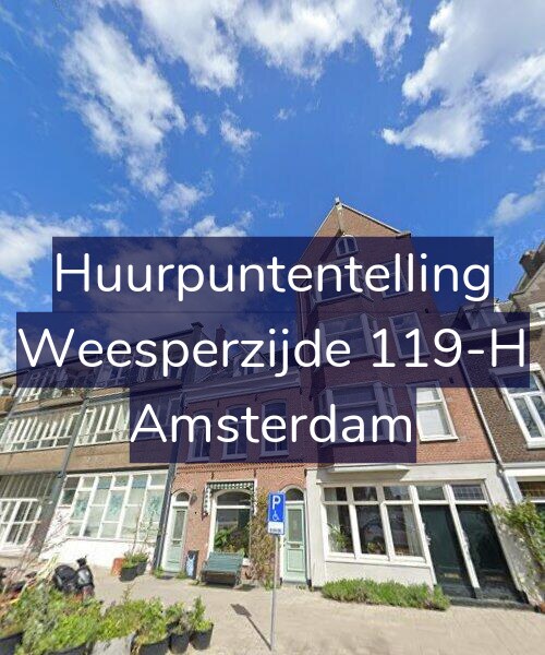 Foto gevel Huurpuntentelling voor Weesperzijde 119-H, Amsterdam