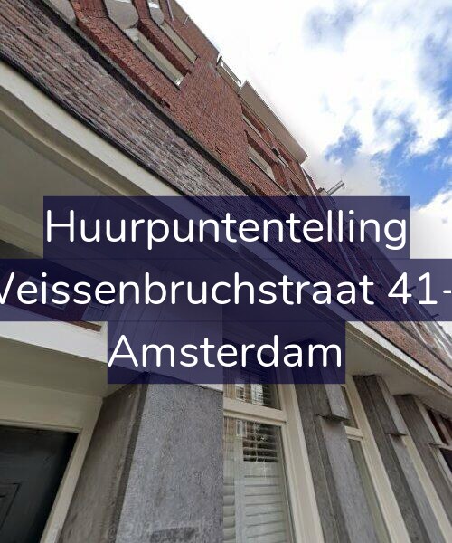 Foto gevel Huurpuntentelling voor Weissenbruchstraat 41-3, Amsterdam