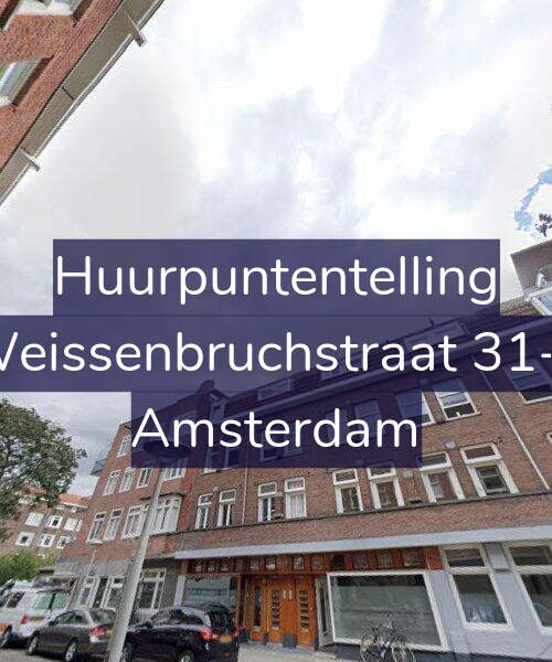 Foto gevel Huurpuntentelling voor Weissenbruchstraat 31-2, Amsterdam