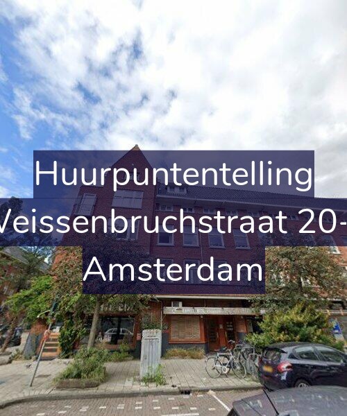 Foto gevel Huurpuntentelling voor Weissenbruchstraat 20-1, Amsterdam