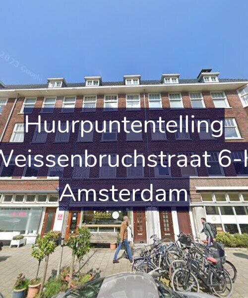 Foto gevel Huurpuntentelling voor Weissenbruchstraat 6-H, Amsterdam