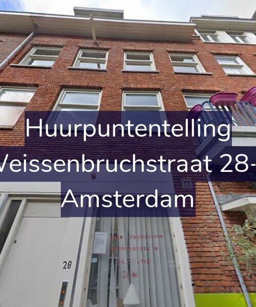 Foto gevel Huurpuntentelling voor Weissenbruchstraat 28-1, Amsterdam