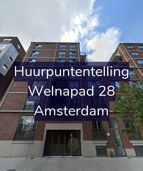 Foto gevel Huurpuntentelling voor Welnapad 28, Amsterdam