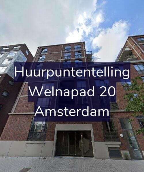 Foto gevel Huurpuntentelling voor Welnapad 20, Amsterdam