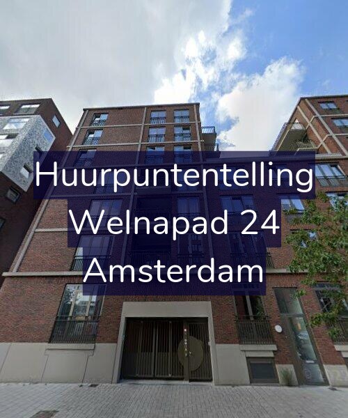 Foto gevel Huurpuntentelling voor Welnapad 24, Amsterdam