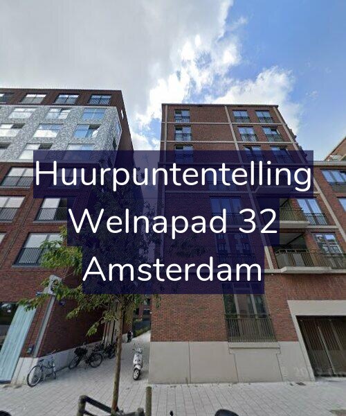 Foto gevel Huurpuntentelling voor Welnapad 32, Amsterdam
