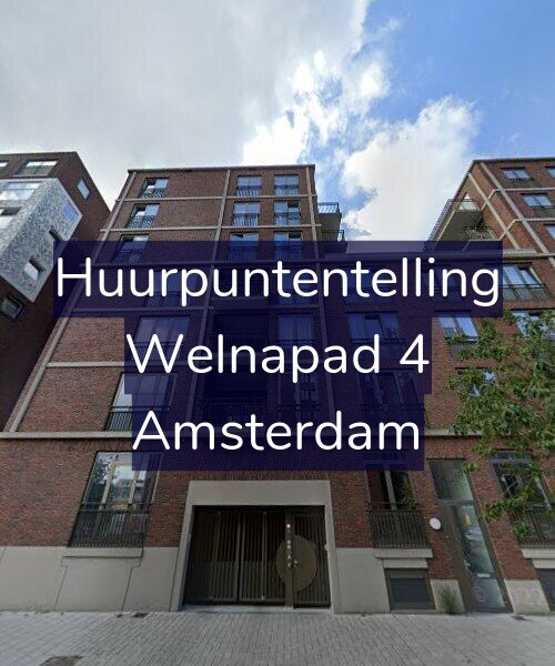 Foto gevel Huurpuntentelling voor Welnapad 4, Amsterdam