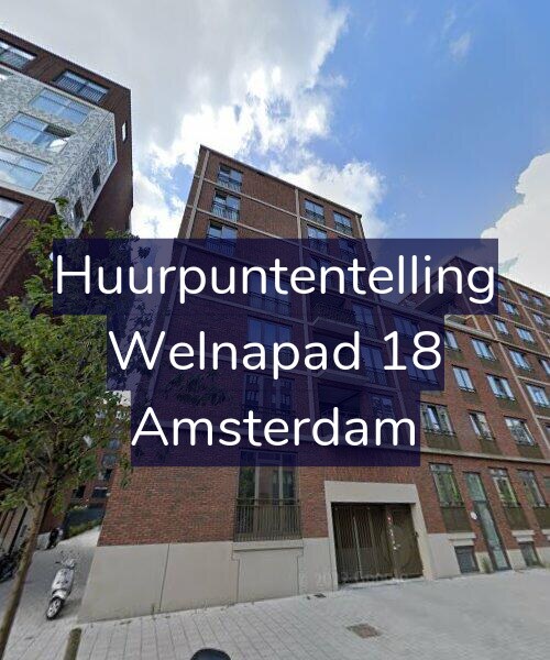 Foto gevel Huurpuntentelling voor Welnapad 18, Amsterdam