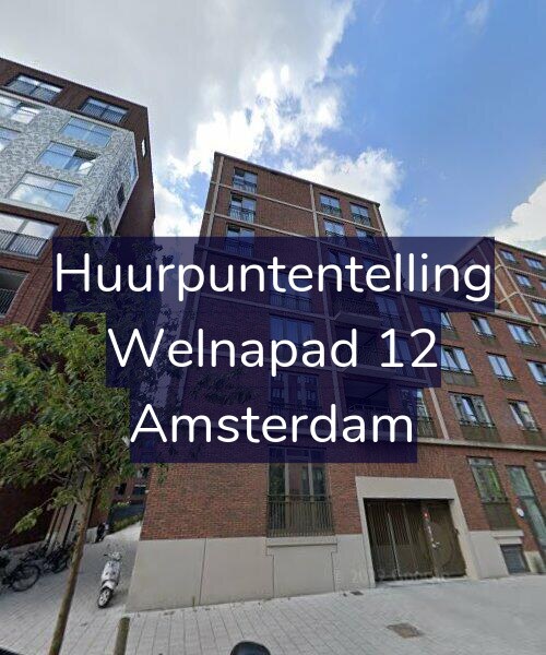 Foto gevel Huurpuntentelling voor Welnapad 12, Amsterdam