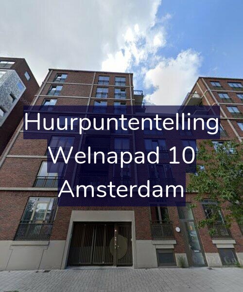 Foto gevel Huurpuntentelling voor Welnapad 10, Amsterdam