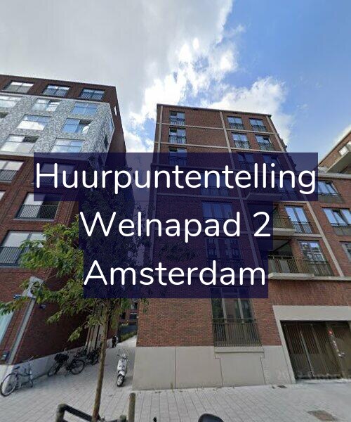 Foto gevel Huurpuntentelling voor Welnapad 2, Amsterdam