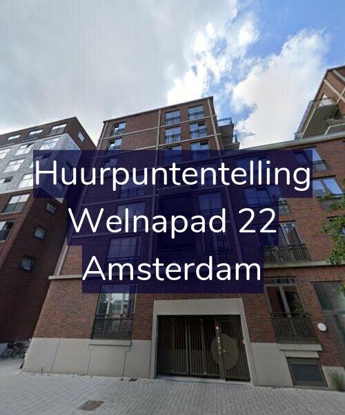 Foto gevel Huurpuntentelling voor Welnapad 22, Amsterdam
