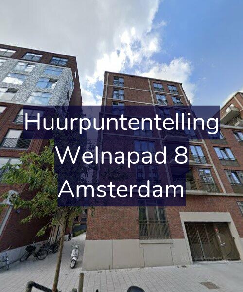 Foto gevel Huurpuntentelling voor Welnapad 8, Amsterdam