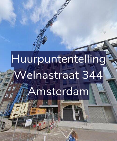 Foto gevel Huurpuntentelling voor Welnastraat 344, Amsterdam
