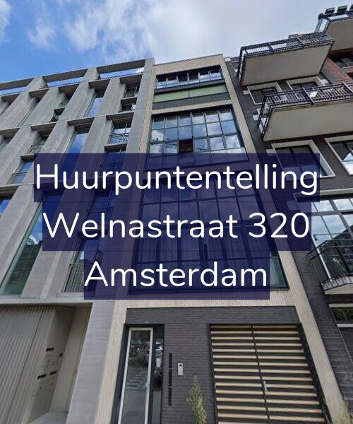 Foto gevel Huurpuntentelling voor Welnastraat 320, Amsterdam