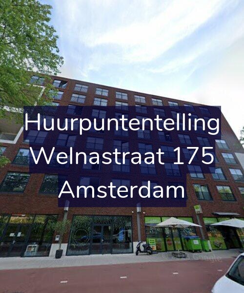 Foto gevel Huurpuntentelling voor Welnastraat 175, Amsterdam
