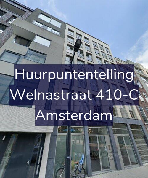 Foto gevel Huurpuntentelling voor Welnastraat 410-C, Amsterdam