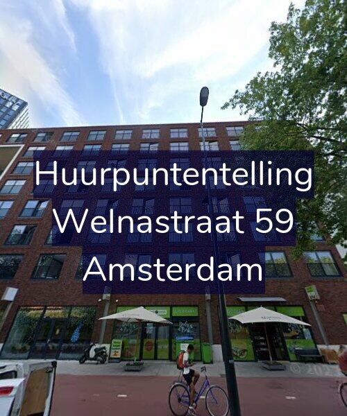 Foto gevel Huurpuntentelling voor Welnastraat 59, Amsterdam
