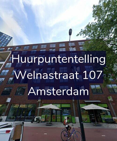 Foto gevel Huurpuntentelling voor Welnastraat 107, Amsterdam