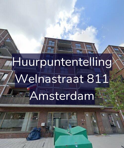 Foto gevel Huurpuntentelling voor Welnastraat 811, Amsterdam