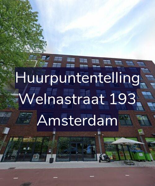 Foto gevel Huurpuntentelling voor Welnastraat 193, Amsterdam