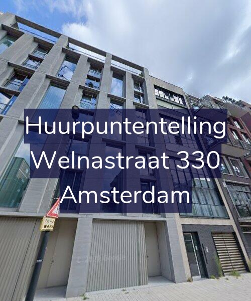 Foto gevel Huurpuntentelling voor Welnastraat 330, Amsterdam