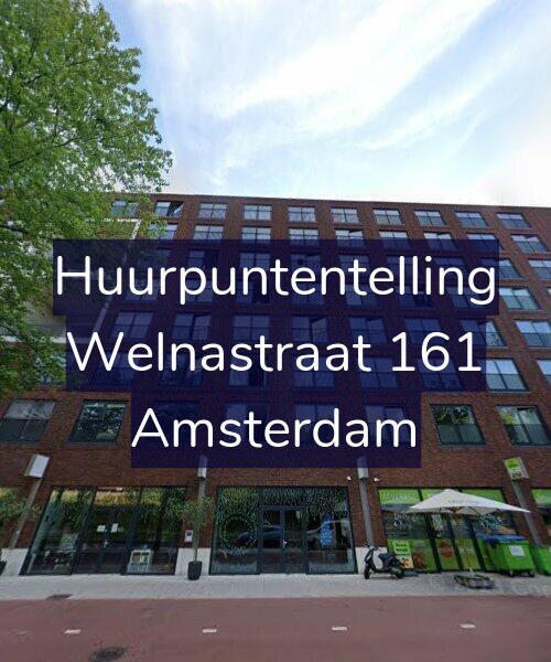Foto gevel Huurpuntentelling voor Welnastraat 161, Amsterdam