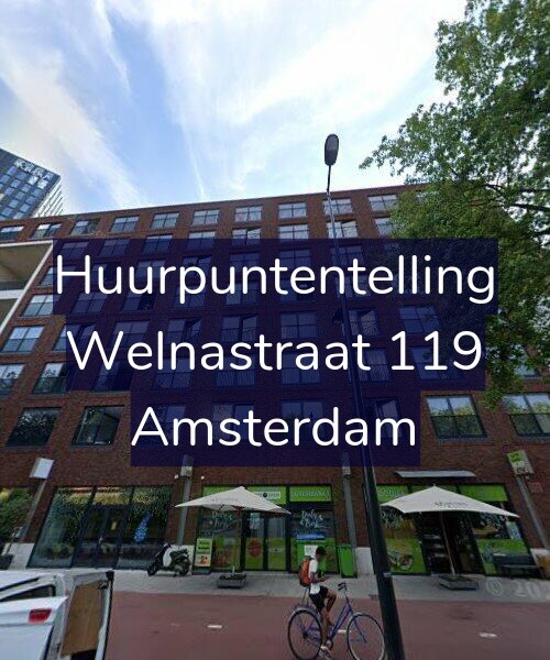 Foto gevel Huurpuntentelling voor Welnastraat 119, Amsterdam