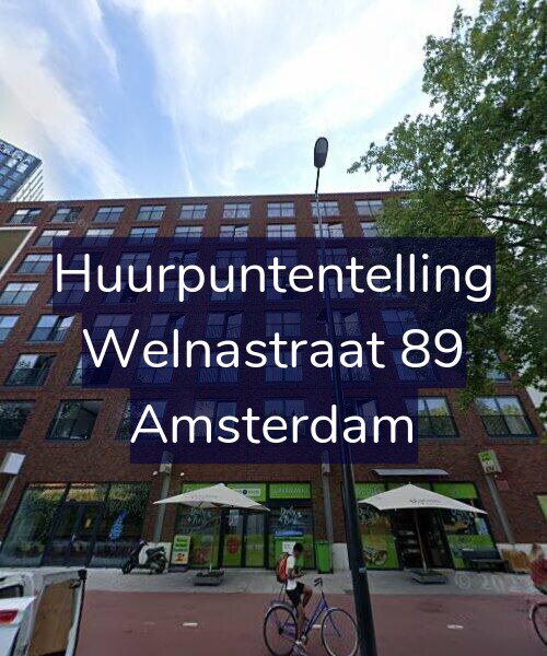 Foto gevel Huurpuntentelling voor Welnastraat 89, Amsterdam