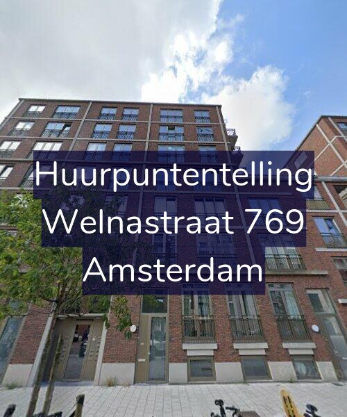 Foto gevel Huurpuntentelling voor Welnastraat 769, Amsterdam