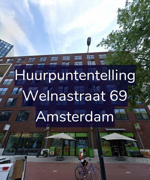 Foto gevel Huurpuntentelling voor Welnastraat 69, Amsterdam