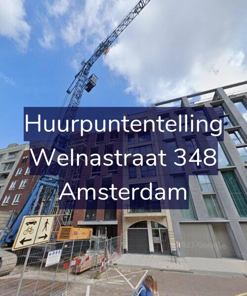 Foto gevel Huurpuntentelling voor Welnastraat 348, Amsterdam