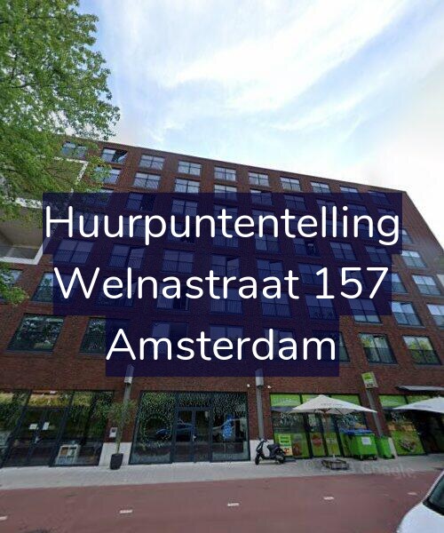 Foto gevel Huurpuntentelling voor Welnastraat 157, Amsterdam