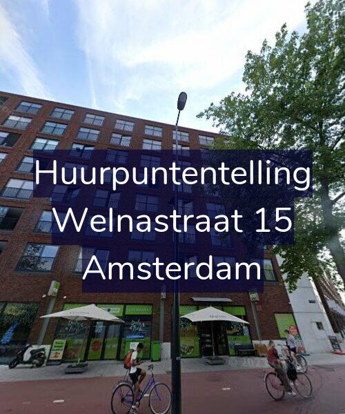 Foto gevel Huurpuntentelling voor Welnastraat 15, Amsterdam