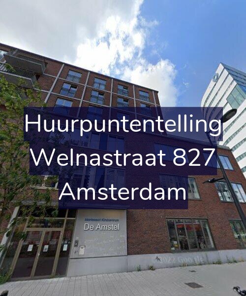 Foto gevel Huurpuntentelling voor Welnastraat 827, Amsterdam