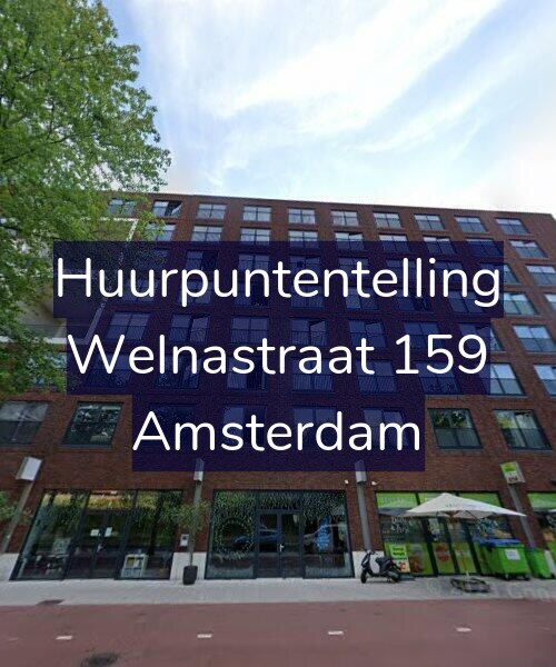 Foto gevel Huurpuntentelling voor Welnastraat 159, Amsterdam