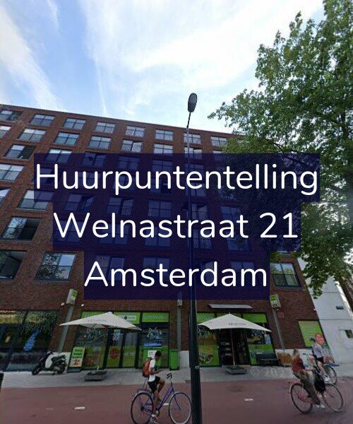 Foto gevel Huurpuntentelling voor Welnastraat 21, Amsterdam
