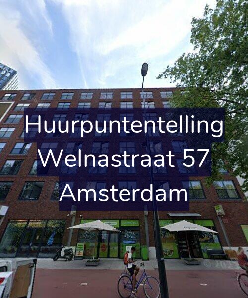 Foto gevel Huurpuntentelling voor Welnastraat 57, Amsterdam