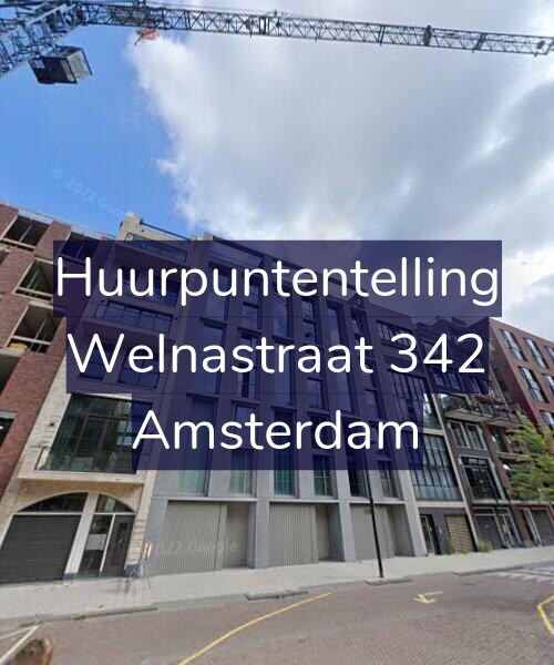 Foto gevel Huurpuntentelling voor Welnastraat 342, Amsterdam