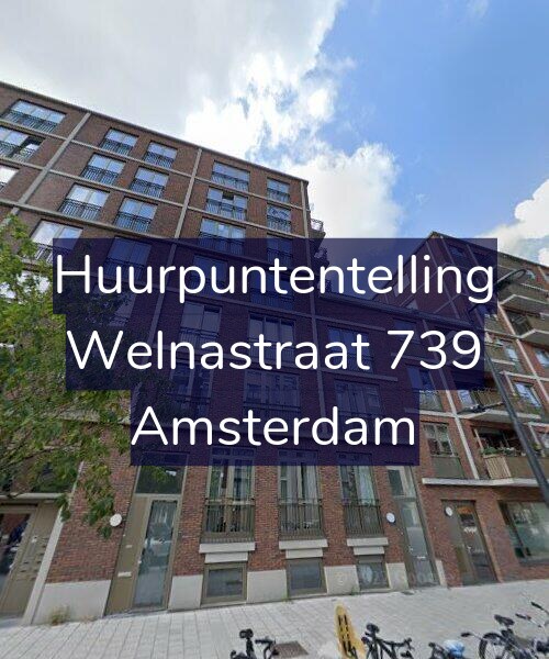 Foto gevel Huurpuntentelling voor Welnastraat 739, Amsterdam