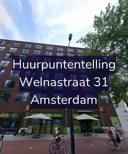 Foto gevel Huurpuntentelling voor Welnastraat 31, Amsterdam